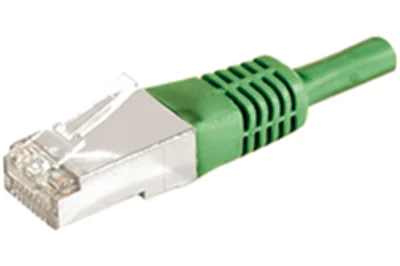 Dexlan - Patch-Kabel - RJ-45 (M) zu RJ-45 (M) - 7.5 m - Foiled Unshielded Twisted Pair (F/UTP) - CAT 6a - verseilt - grün