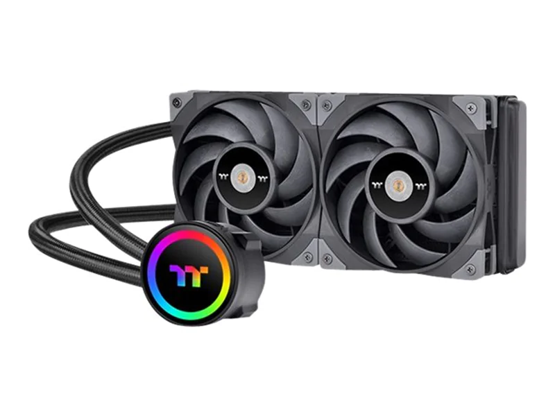 Thermaltake TOUGHLIQUID 240 ARGB Sync - Prozessor-Flüssigkeitskühlsystem - Kühlergröße: 240 mm - (für: LGA1156, AM2, AM2+, LGA1366, AM3, LGA1155, AM3+, LGA2011, FM1, FM2, LGA1150, LGA2011-3, LGA1151, AM4, LGA2066, LGA1200) - 120 mm
