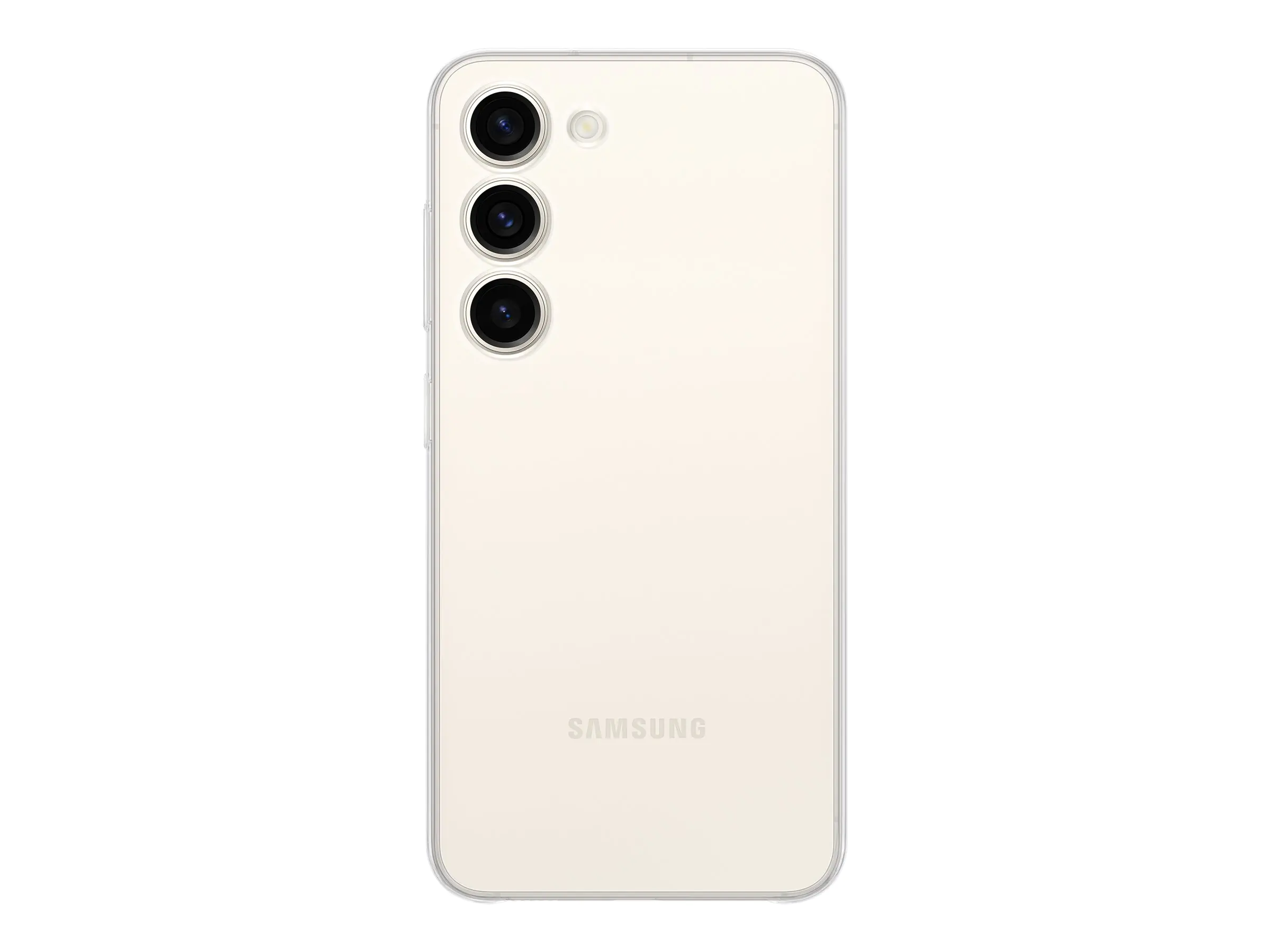 Samsung EF-QS911 - Hintere Abdeckung für Mobiltelefon - durchsichtig - für Samsung Galaxy S23