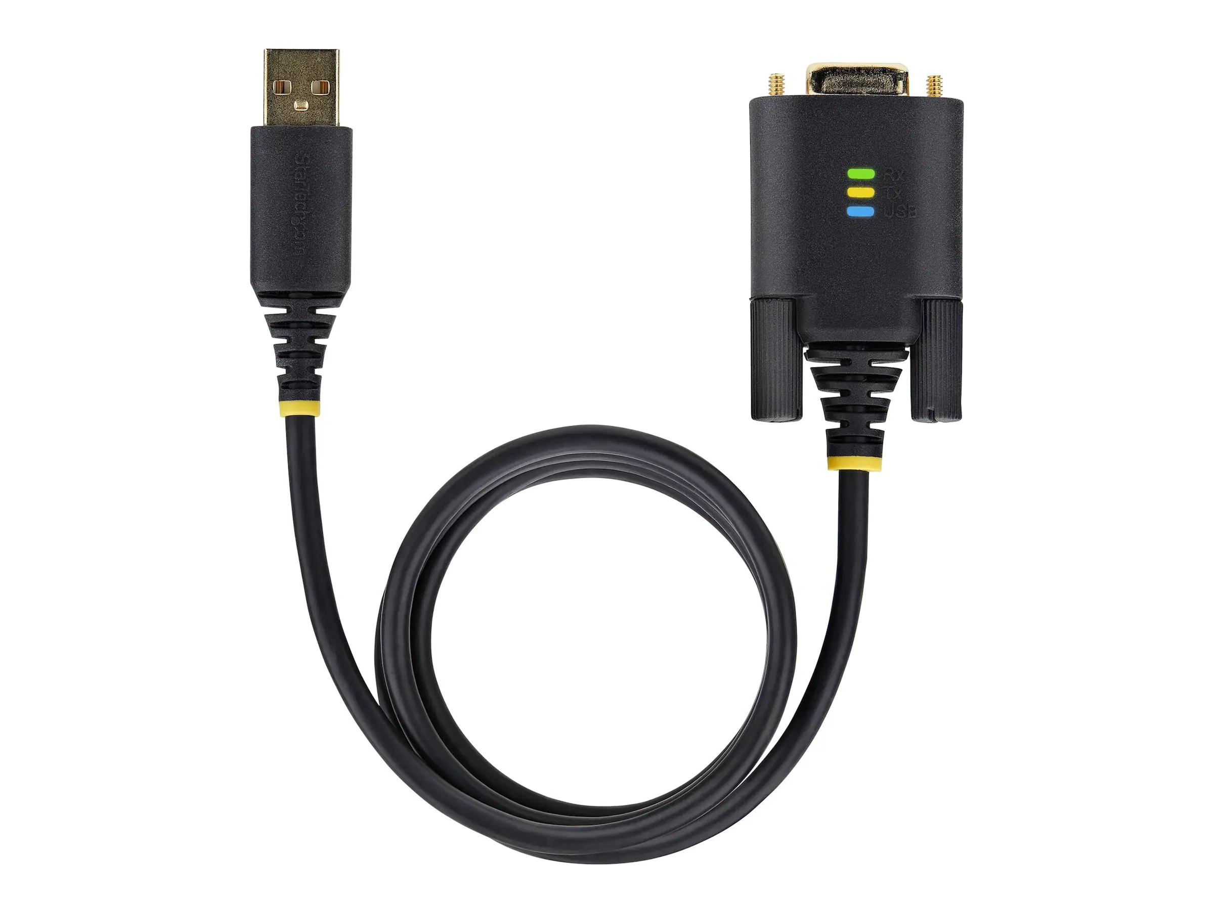 StarTech 1m USB Null Modem Kabel, FTDI, USB-A zu RS232 Adapter - Kabel USB / seriell - USB (M) zu DB-9 (M) - 1 m - Schwarz StarTech 1m USB Null Modem Kabel, FTDI, USB-A zu RS232 Adapter - Kabel USB / seriell - USB (M) zu DB-9 (M) - 1 m - Schwarz