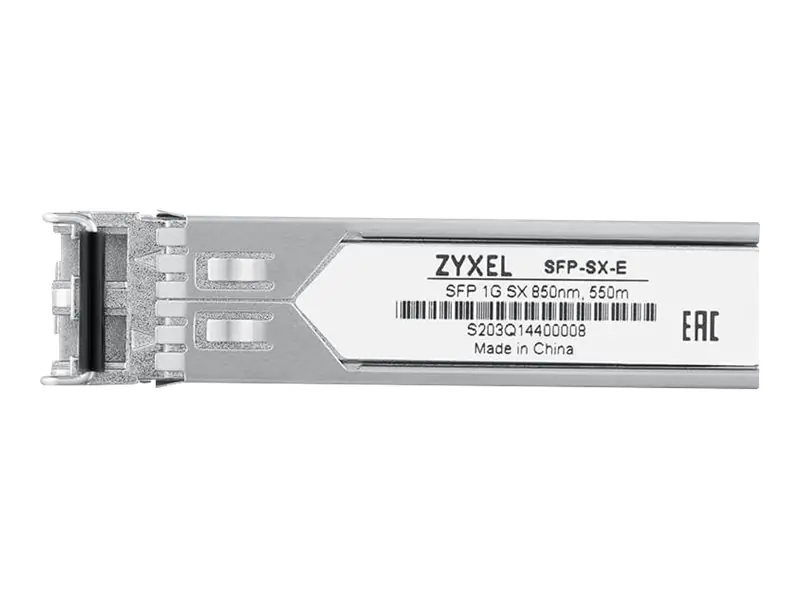 Zyxel SFP-SX-E - SFP (Mini-GBIC)-Transceiver-Modul - 1GbE - 1000Base-SX - LC Multi-Mode - bis zu 550 m - 850 nm (Packung mit 10)
