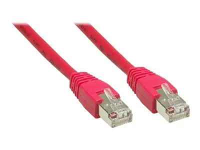 Good Connections - Patch-Kabel - RJ-45 (M) zu RJ-45 (M) - 25 cm - SFTP - CAT 6 - Rot