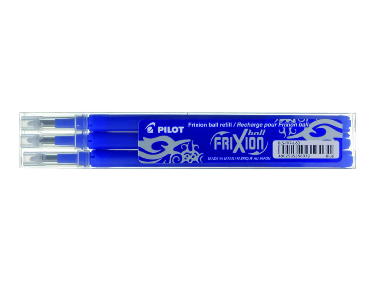 PILOT PEN Pilot - Nachfüllpatrone - nicht dauerhaft - Blau - Thermo-Gel-Tinte - 0.7 mm - Mittel (Packung mit 3) BLS-FR7-L-S3