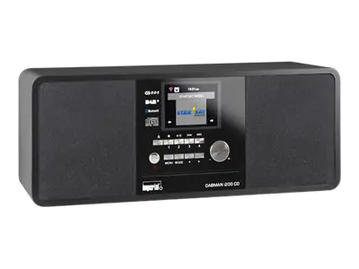 imperial DABMAN i200 CD - Audiosystem - 20 Watt (Gesamt) - Schwarz