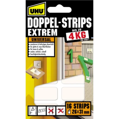 UHU Klebestreifen 26 mm x 31 transparent 45450