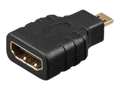 TECHly - HDMI-Adapter - 19 pin micro HDMI Type D männlich zu HDMI weiblich