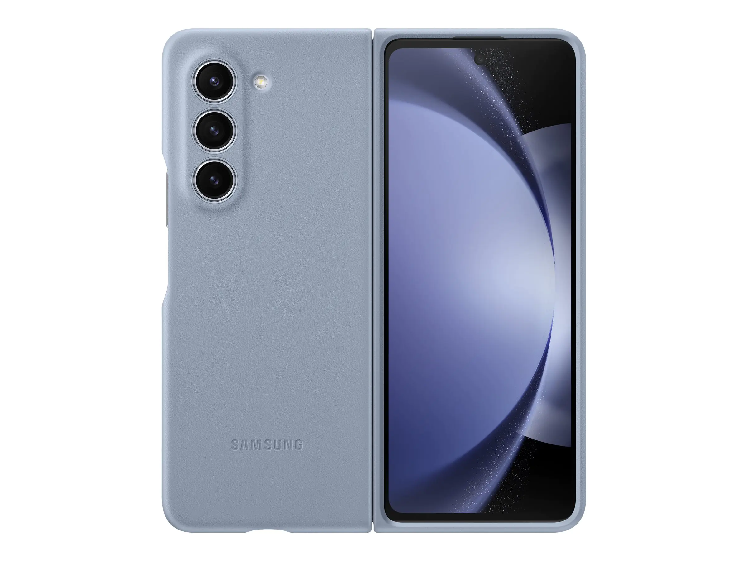 Samsung EF-VF946 - Schutzhülle Flip-Hülle für Mobiltelefon - Ökoleder - Icy Blue - für Galaxy Z Fold5