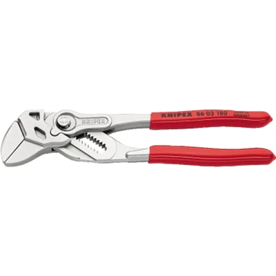 KNIPEX Zangenschlüssel 86 03 180 DIN ISO 5743 180mm Spannweite 35mm