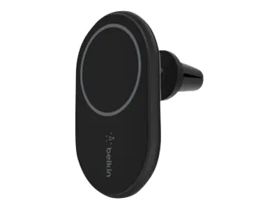 Belkin BoostCharge - Kfz-Halterung für induktives Laden + Kfz-Netzteil - 10 Watt - Schwarz - für Apple iPhone 12, 12 mini, 12 Pro, 12 Pro Max, 13, 13 mini, 13 Pro, 13 Pro Max