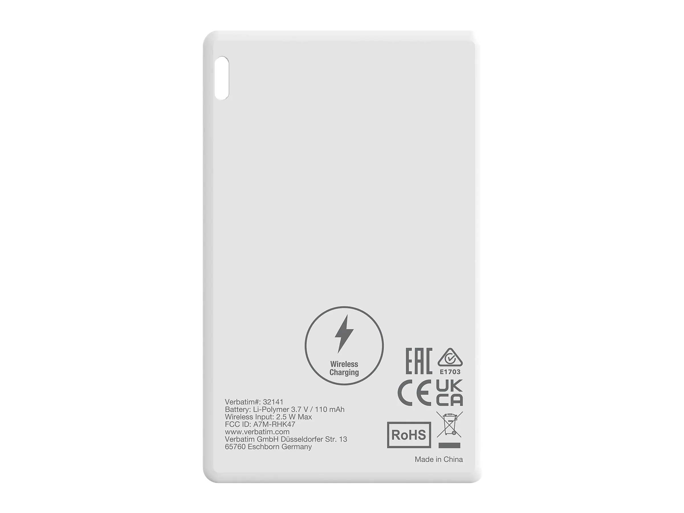 Verbatim My Finder - Anti-Verlust Bluetooth-Tag für Brieftasche - Schwarz, Silber, weiß (Packung mit 3)