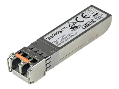 StarTech.com SFPP10GELRMS Transceiver Modul (SFP+ Module, 10GBase-LRM Juniper kompatibel, Glasfaser, 1310nm, LC Multimode mit DDM)