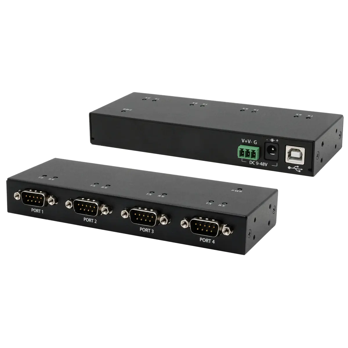Exsys USB 2.0 zu Seriell 4S RS-232 Ports 2m inkl.USB Kabel FTDI-Chipsatz - Kabel - Digital/Dat