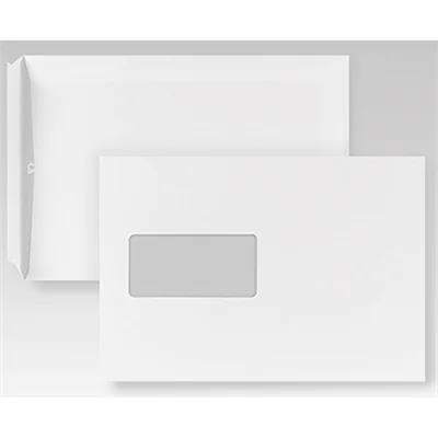 POSTHORN Versandtasche DIN C5 162 x 229 mm (B x H) mit Haftklebung mit Fenster 90g/m² weiß 500 St./Pack. POSTHORN Versandtasche DIN C5 162 x 229 mm (B x H) mit Haftklebung mit Fenster 90g/m² weiß 500 St./Pack.