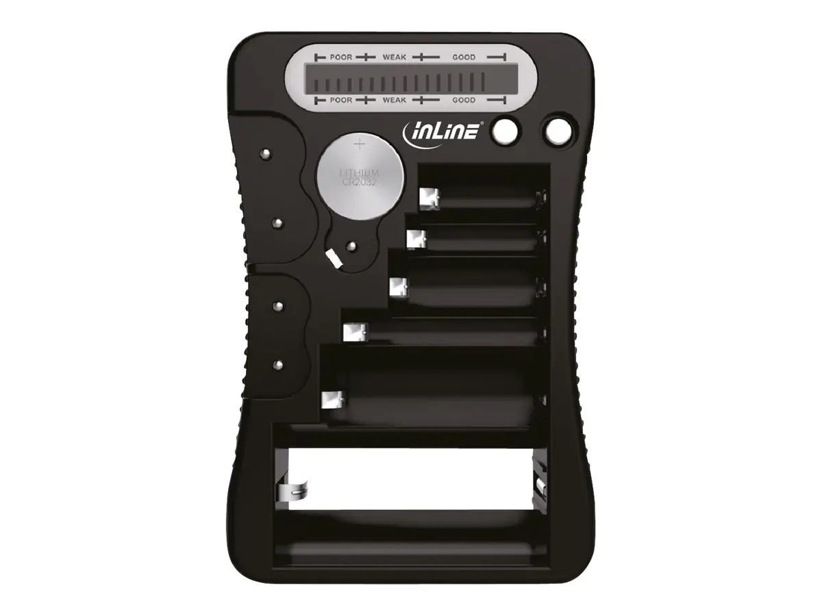 InLine - Batterietester - Schwarz