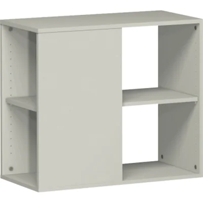 Geramöbel Regal Flex S-381200-L 2OH 800x400x720mm lichtgrau Geramöbel Regal Flex S-381200-L 2OH 800x400x720mm lichtgrau