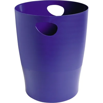 Exacompta Papierkorb ECOBIN 26,3 x 33,5 cm (Ø x H) 15l Polypropylen Farbe: marineblau 1 Sortierfach
