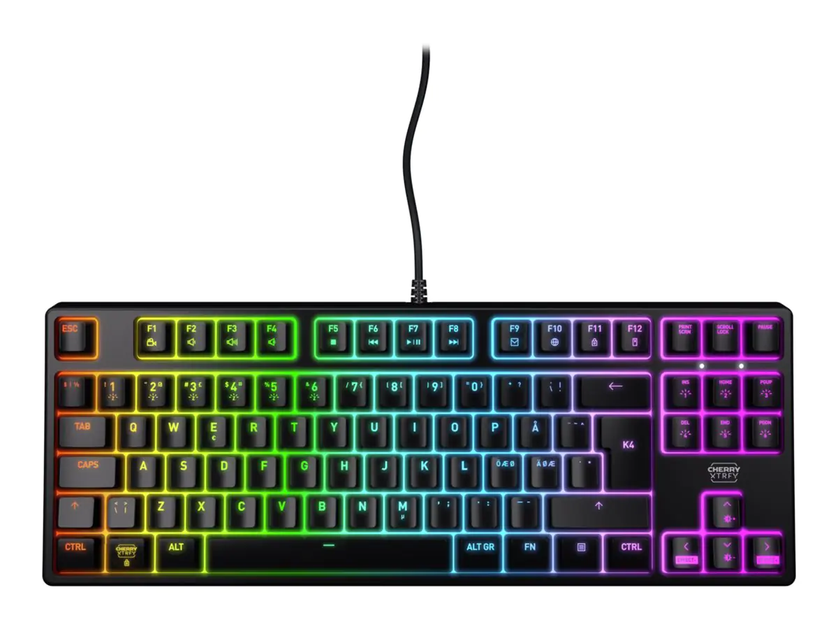 Cherry XTRFY K4V2 TKL keyboard black