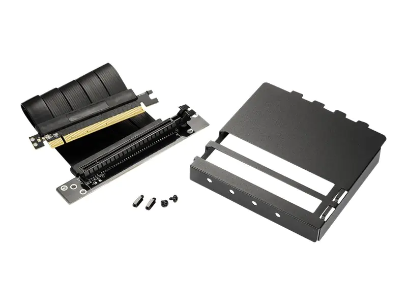 Sharkoon - PCI Express x16 Kabel - PCI Express (W) gewinkelt zu PCI Express (M) - PCIe 3.0 - 11.5 cm - Riser - für Sharkoon MS-Y1000, MS-Z1000