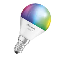 LEDVANCE SMART+ - LED-Lampe - Form: P46 - E14 - 4.9 W (Entsprechung 40 W) - Klasse F - RGBW-Licht - 2700-6500 K - weiß