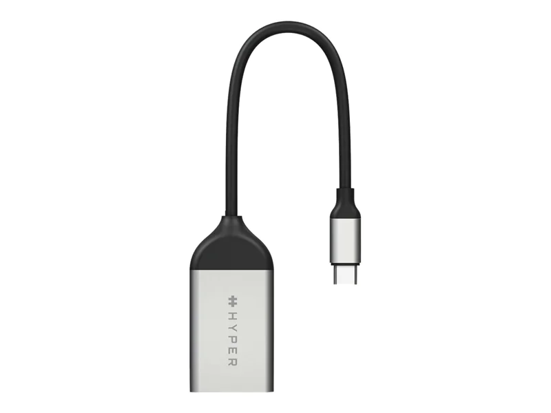 Hyper Targus HD425B, Kabelgebunden, USB Typ-C, Ethernet, 2500 Mbit/s, Silber
