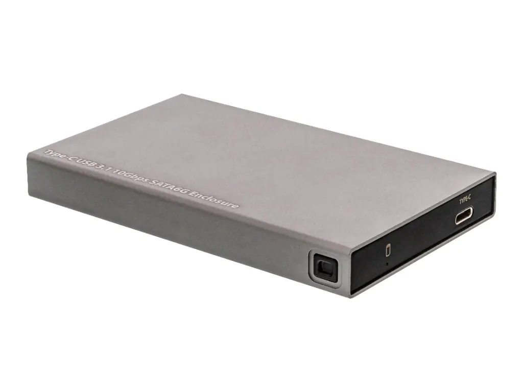 InLine - Speichergehäuse - 2.5" (6.4 cm) - SATA 6Gb/s - USB 3.1 (Gen 2) - Schwarz