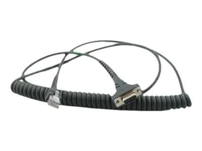 Zebra - Kabel seriell - Stromversorgung zu DB-9 (W) - 2.74 m - gewickelt - für Symbol DS7708, DS9908; Digital Scanner DS9308; Zebra DS4608, DS8108, DS8178, DS9908
