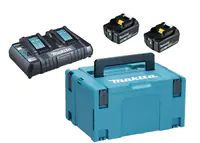 Makita Energy Kit 198077-8 2x BL1860B+ DC18RD