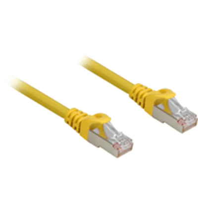 Sharkoon RJ45 CAT.6a SFTP LSOH ye 0.25m| Halogenfrei