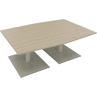 Bespr.ti. Tonneau Tellerfuß Quadrat B2000xT1000/1100xH720 si/Eiche Nat Bespr.ti. Tonneau Tellerfuß Quadrat B2000xT1000/1100xH720 si/Eiche Nat