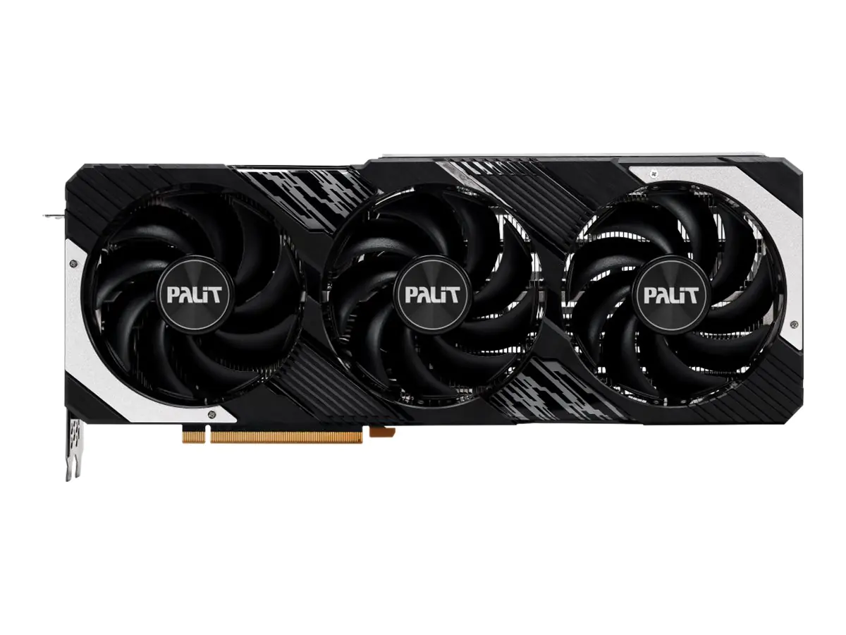 Palit GeForce RTX 4070 Ti SUPER GamingPro - Grafikkarten - GeForce RTX 4070 Ti Super - 16 GB GDDR6X - PCIe 4.0 - HDMI, 3 x DisplayPort - Iron Black, silbergrau