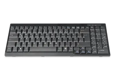 DIGITUS DS-72000GE - Tastatur - Deutsch - Schwarz
