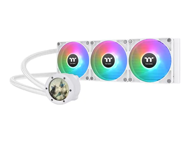 Thermaltake TH360 V2 Ultra ARGB Sync All-In-One Liquid Cooler Snow Edition weiss