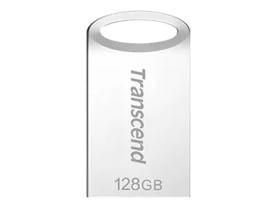 Transcend JetFlash 710 - USB-Flash-Laufwerk - 128 GB - USB 3.1 Gen 1 - Silber