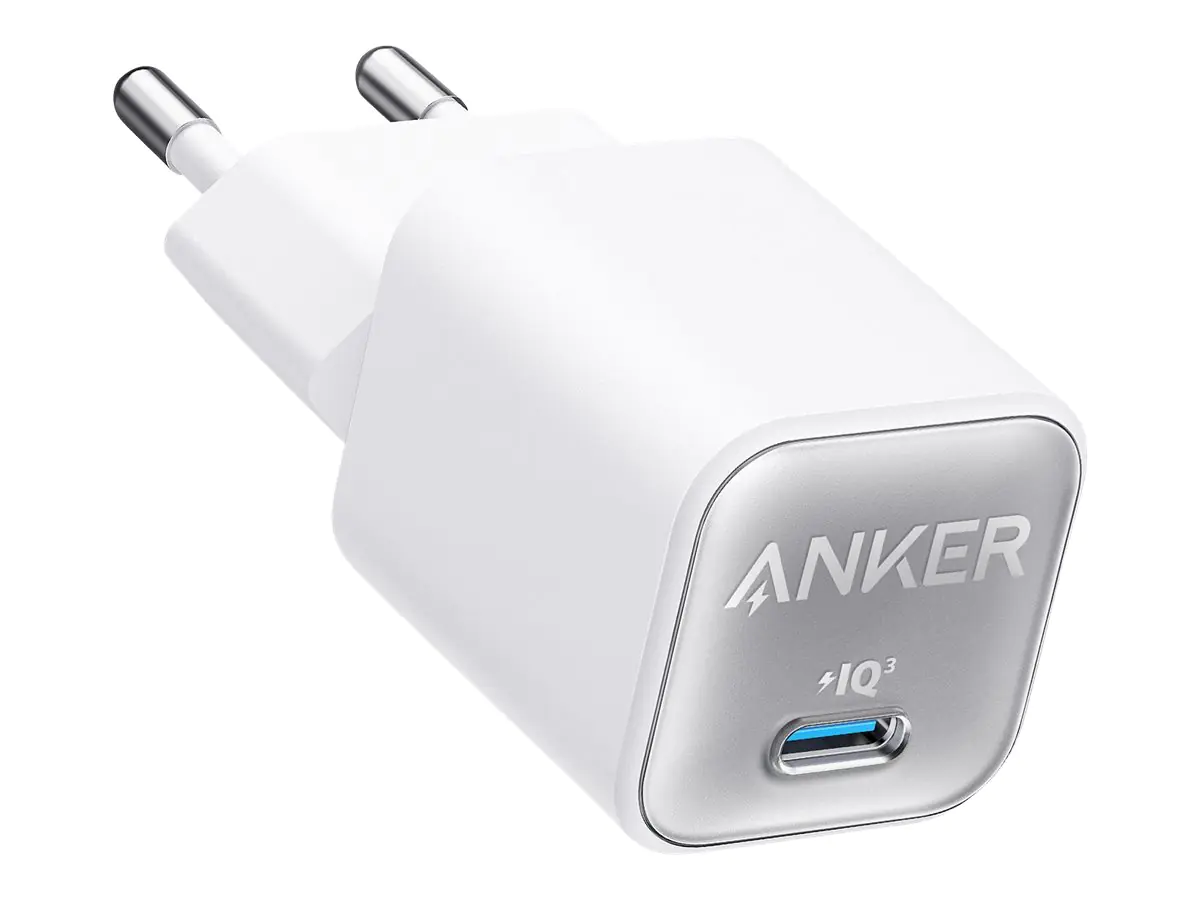 Anker 511 Charger (Nano III) - Netzteil - 30 Watt - 3 A - IQ 3.0, SFC (24 pin USB-C) - Aurora White