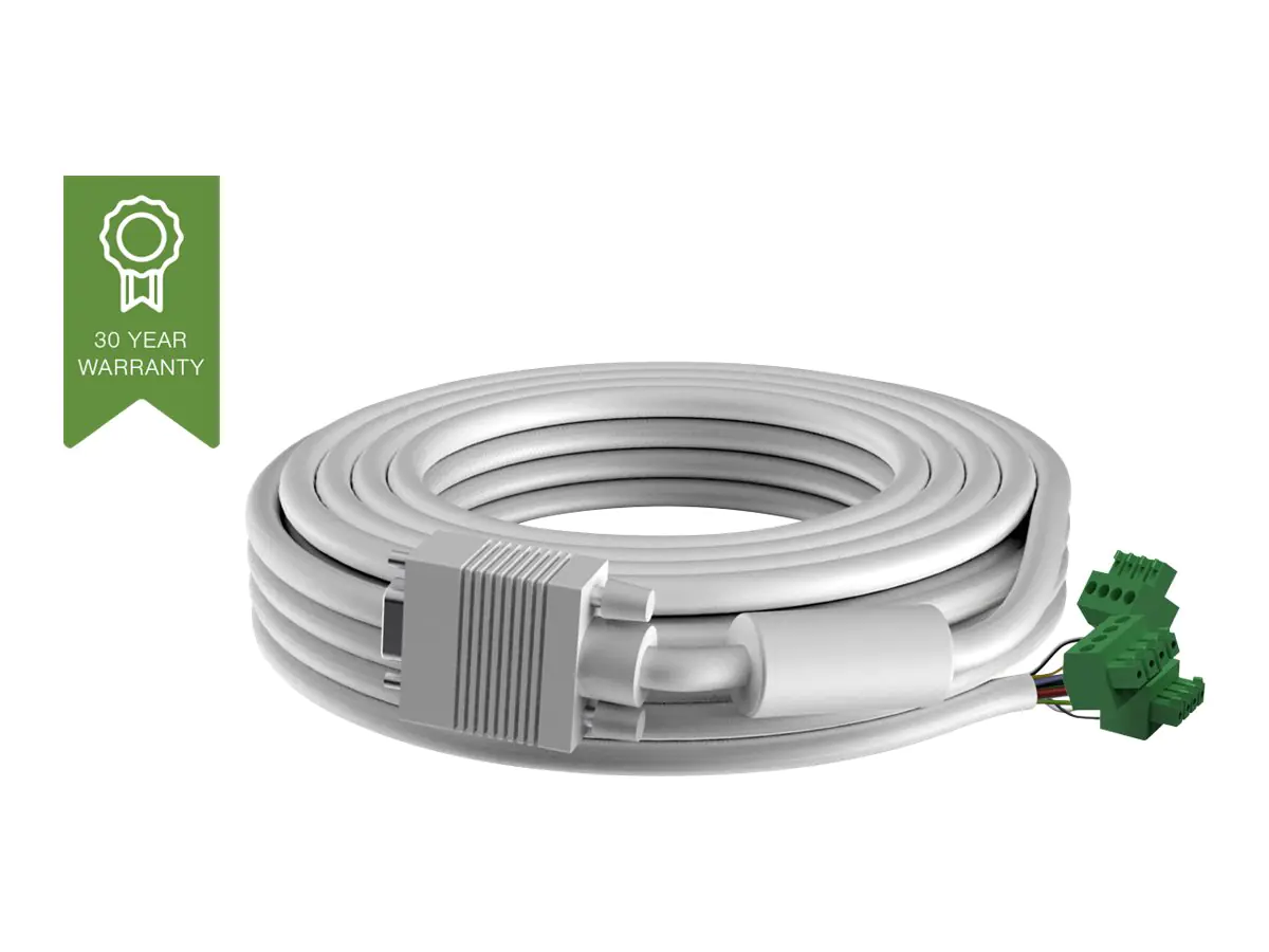 Vision Techconnect 2 - VGA-Kabel - HD-15 (VGA) (M) zu 4-polig Phoenix (M) - 5 m - geformt - beige