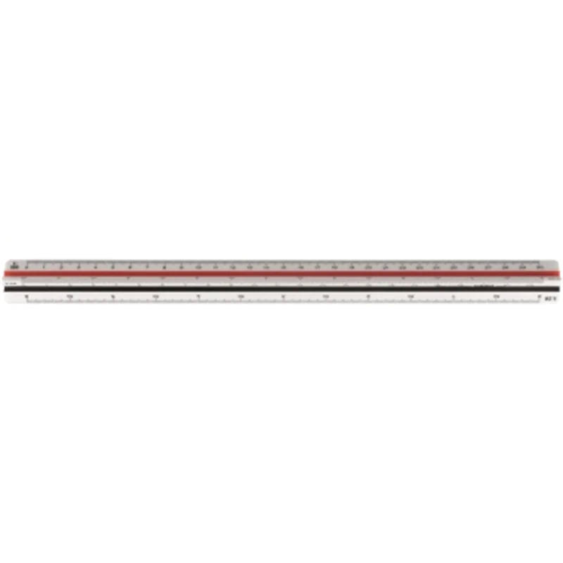 Möbius Ruppert Dreikantmaßstab 30.0 cm weiß 016350010