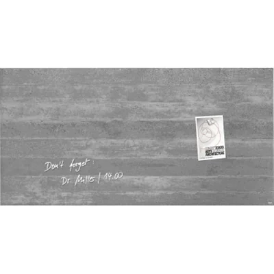 SIGEL Magnetboard Artverum GL148 910x460x15mm Glas Sichtbeton SIGEL Magnetboard Artverum GL148 910x460x15mm Glas Sichtbeton