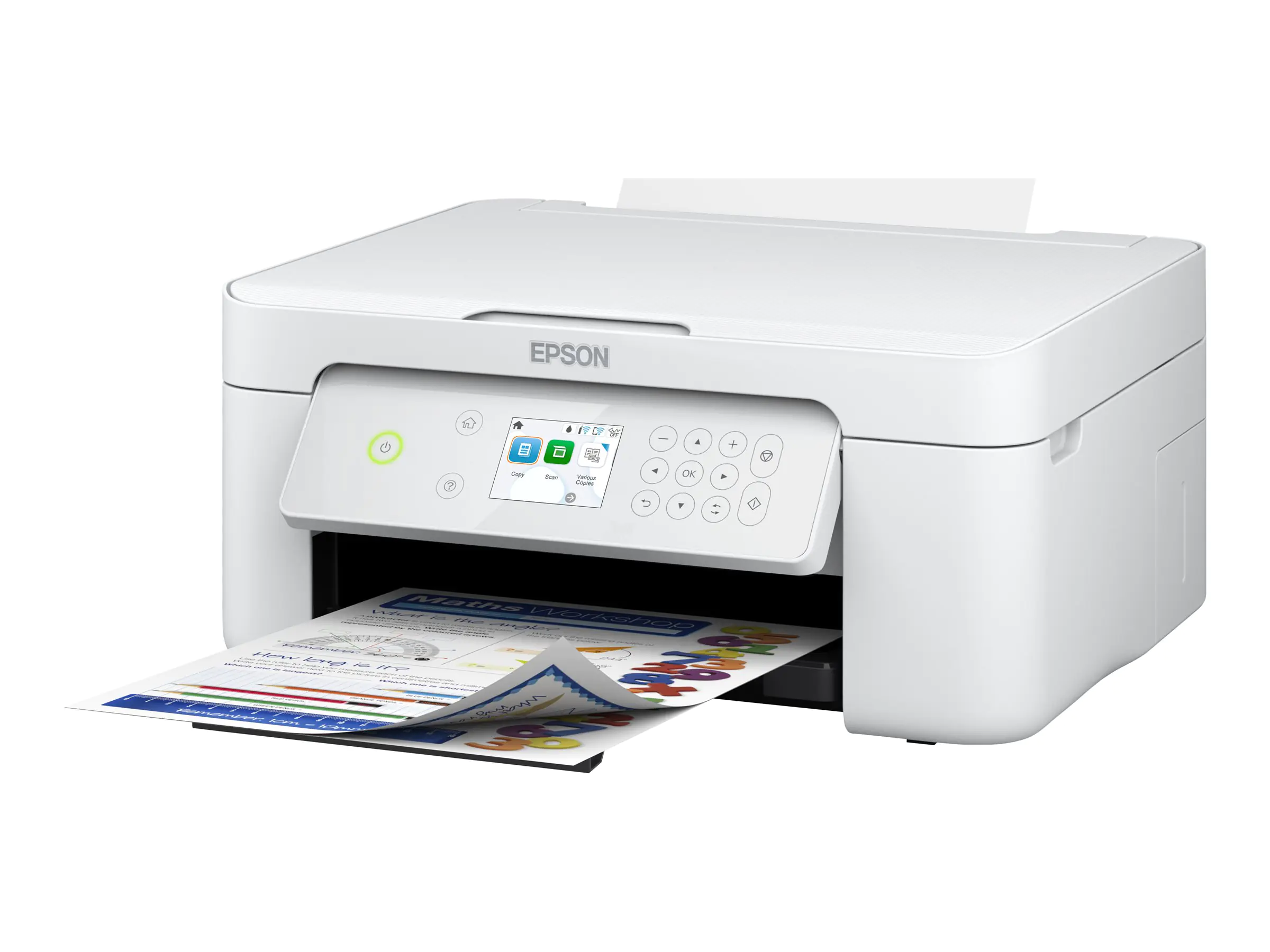Epson Expression Home XP-4205 - Multifunktionsdrucker - Farbe - Tintenstrahl - A4/Legal (Medien) - bis zu 10 Seiten/Min. (Drucken) - 100 Blatt - USB, Wi-Fi - weiß