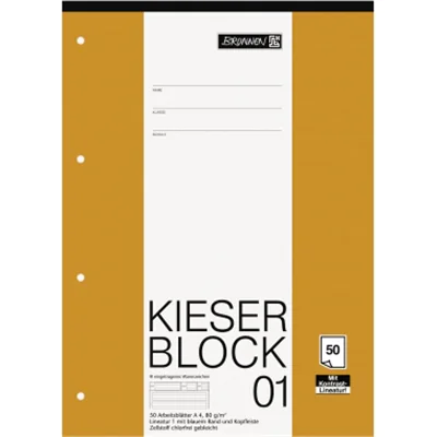 Brunnen Arbeitsblock DIN A4 liniert - Bürokleinmaterial - A4 1042941