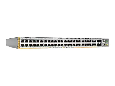 Allied Telesis AT x530L-52GPX - Switch - L3 - managed - 48 x 10/100/1000 (PoE+) + 4 x 1 Gigabit/10 Gigabit SFP+ (Uplink) - an Rack montierbar - PoE+ (740 W)