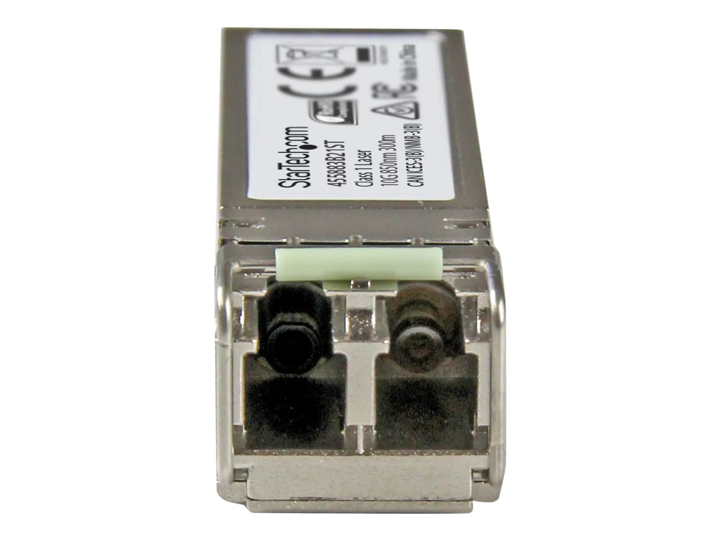 StarTech 10 Gigabit LWL SFP+ Transceiver Modul - HP 455883-B21 Kompatibel - MM LC mit DDM - 300m - 10GBase-SR - SFP+-Transceiver-Modul (gleichwertig mit: HP 455883-B21) - 10 GigE - 10GBase-SR - LC Multi-Mode - bis zu 300 m