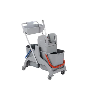 Reinigungswagen grau Reinigungswagen grau