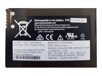 Honeywell CT50-BTSC - Handheld-Akku - Lithium-Ionen - 4020 mAh - 15.5 Wh