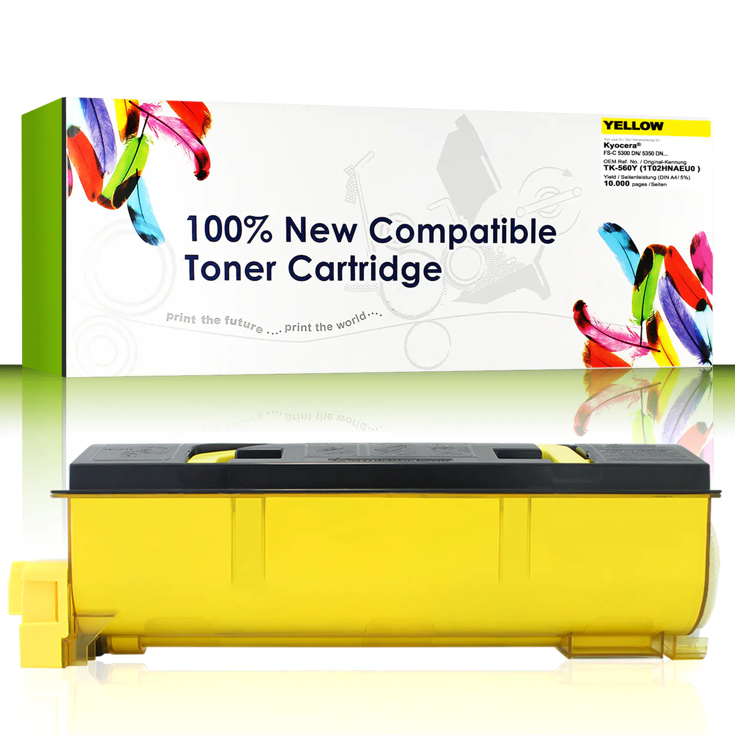 CartridgeWeb Toner kompatibel zu Kyocera/Mita gelb 1T02HNAEU0 TK560Y 10.000 Seiten CartridgeWeb Toner kompatibel zu Kyocera/Mita gelb 1T02HNAEU0 TK560Y 10.000 Seiten