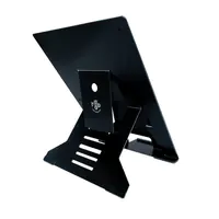 R-Go Document laptopständer Riser - Notebook-Ständer - ergonomisch klappbar und verstellbar, mit Dokumentenhalter, AGR zertifiziert - 55.9 cm - 10" - 22" - Schwarz