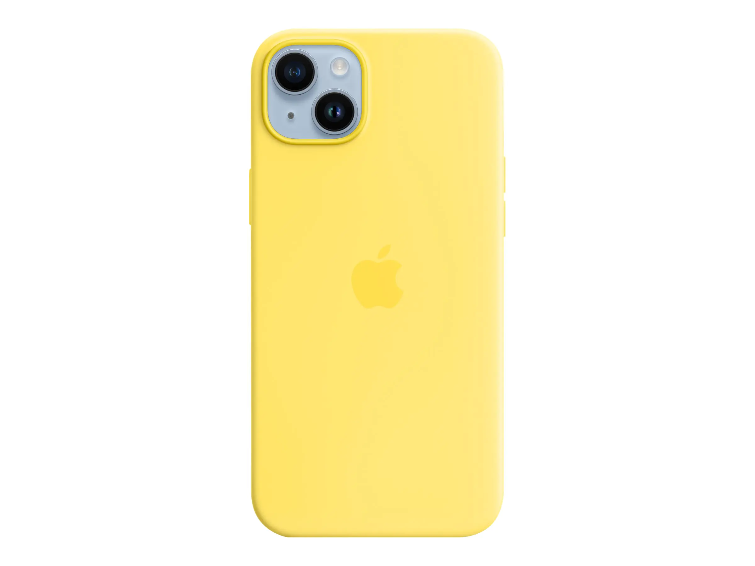 Apple - Hintere Abdeckung für Mobiltelefon - kompatibel mit MagSafe - Silikon - Canary Yellow - für iPhone 14 Plus