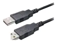 Bachmann - USB-Kabel - USB (M) bis USB (M) - USB 2.0 - 3 m - Schwarz