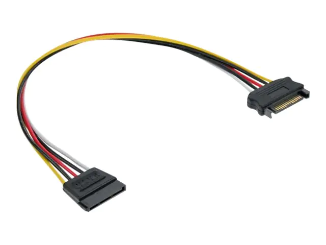 InLine - Netzteil - SATA-Stromstecker (W) zu SATA-Stromstecker (M) - 50 cm