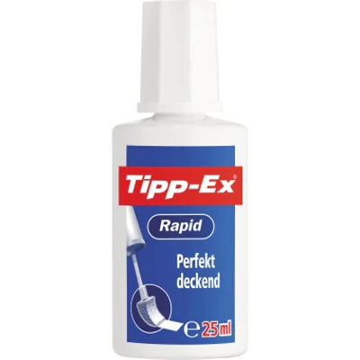 BIC Tipp-Ex Korrekturflüssigkeit"Rapid" weiß 25 ml 5103378 8119141