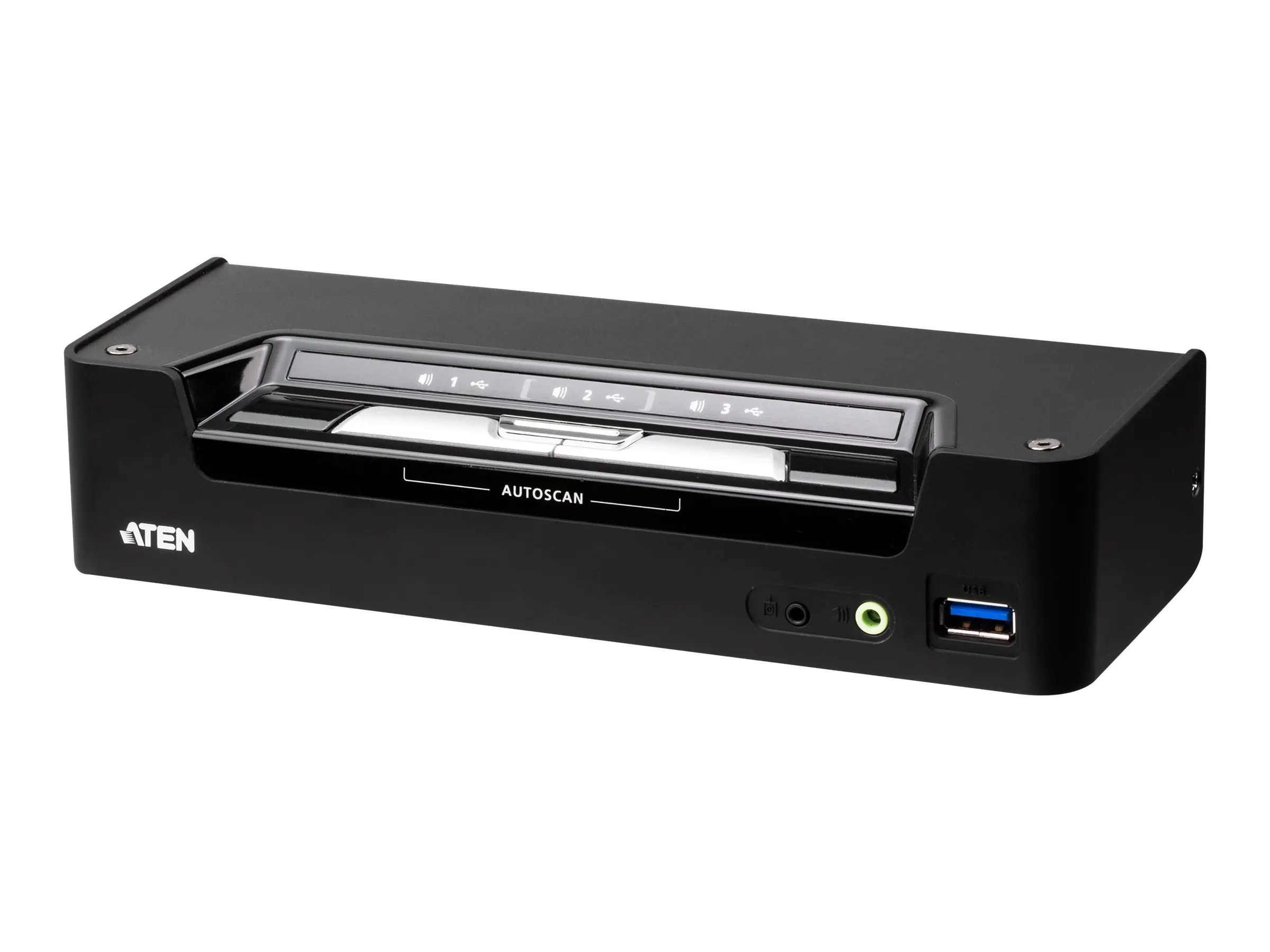 ATEN CS1953 - KVM-/Audio-/USB-Switch - 3 x KVM/Audio/USB - 2 lokale Benutzer - Desktop
